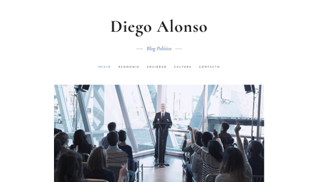 Plantilla de blog político