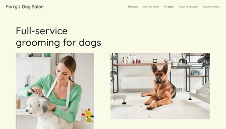 Website template