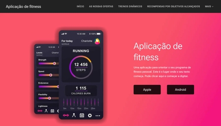 Modelo: Aplicação de fitness