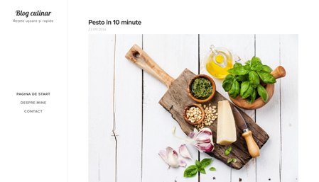 Șablon: Blog culinar