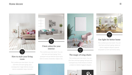 Home Decor Blog Template