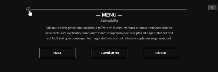 Přidat nový obsahový blok