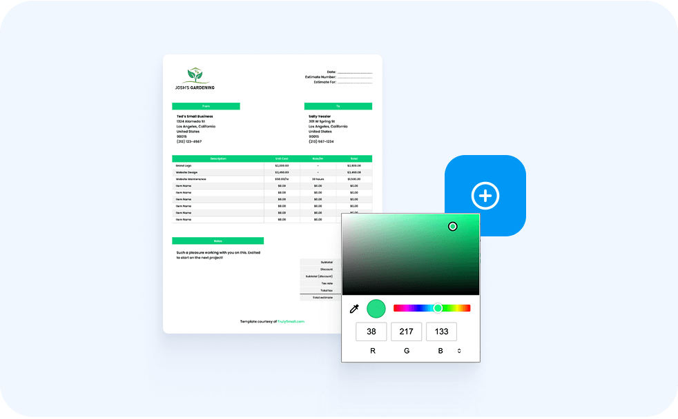 4. Set up and create your first invoice